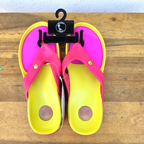 Hawaiian Jellys Ultra Comfort Mango  Unisex  Sandals Women's Size 8 - Picture 4 of 15